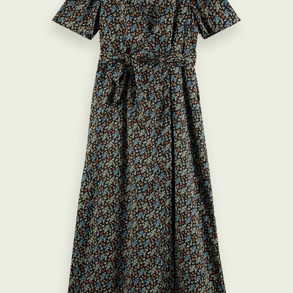 Scotch & Soda Floral Black Dress